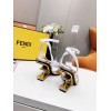 FENDI FIRST Fendace white heels 9.5cm