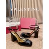 Valentino all black heels