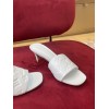Louis Vuitton white heel