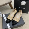 Chanel beige flats