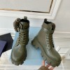 Prada green boots