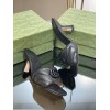 Gucci GG Black Canvas Heels