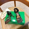 Bottega Veneta Embellished Ankle Strap Black Heel