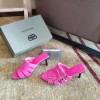 Balenciaga pink heeled sandals