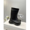 Balenciaga Black Crocs High Boots