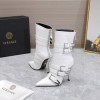 Versace white boots