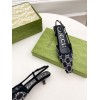 Gucci black GG 4cm heels