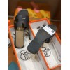 Hermes slipper grain leather