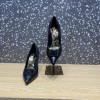 Valentino black black stud heels 9cm