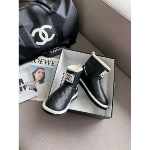 Chanel black boots 01