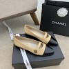 Chanel beige flats