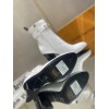 Louis Vuitton white high boots