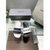 Balenciaga 2 tones black white slippers