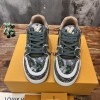 Louis Vuitton Green Monogram Blended Fabrics Shoes