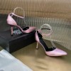 Versace pink patent leather heels