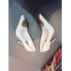 Dolce & Gabbana White Heels 10cm