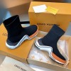 Louis Vuitton orange boots