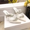 Manolo Blahnik White Heeled Sandals