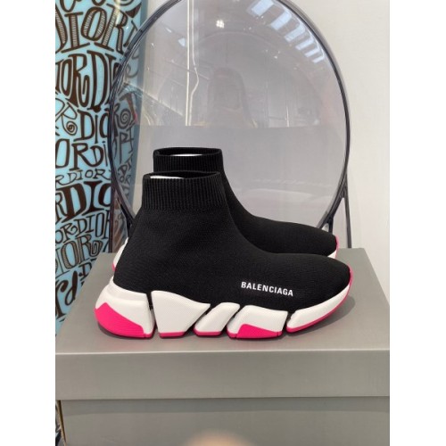 Balenciaga trainer black pink sneakers