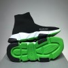 Balenciaga black/green trainer sneaker