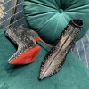 Christian Louboutin Black Constella 100 Crystal Boots