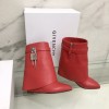 Givenchy Shark red short boots