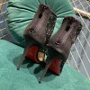 Christian Louboutin Black Constella 100 Crystal Boots