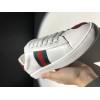 Gucci White Floral Ace Sneakers