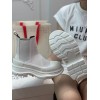 Alexander McQueen Boots Leather in White