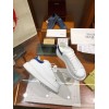 ALEXANDER MQUEEN Platform Trainers Blue Snake Effect