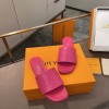 Louis Vuitton Pink Flat Mules