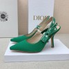 Dior J'adior Slingback Heels Green 10cm