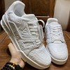LV men shoes in white