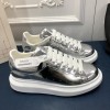 ALEXANDER MQUEEN platform Trainers in silver