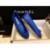 Chanel Blue Flat Espadrilles