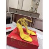 Christian Louboutin So Me 100 yellow leather heels