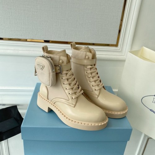 Prada beige boots