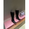 Balenciaga Cagole Buckled Knee-High Leather Boots