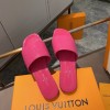 Louis Vuitton Pink Flat Mules