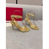 VALENTINO Garavani rockstud gold heel