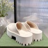 GUCCI Off-White Rubber GG Loafers