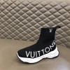 Louis Vuitton Men Run Black Sneaker