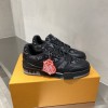 Louis Vuitton Monogram Eclipse Trainer black shoes