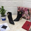 DG black leather boots