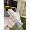 Gucci white flatforms