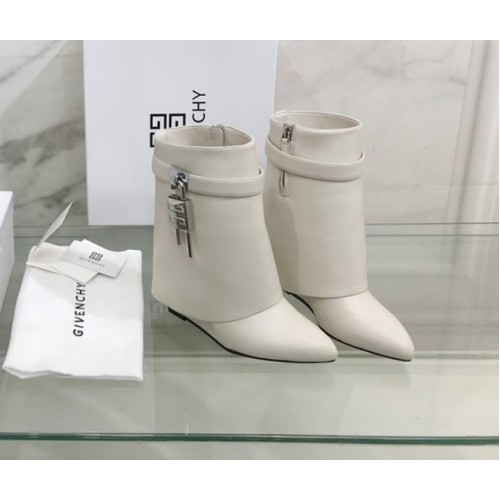 Givenchy Shark white short boots