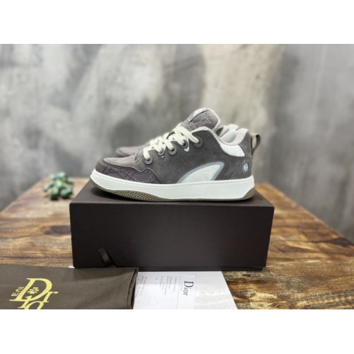 Dior B9S ERL Grey Leather Sneaker