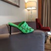 Balenciaga green heeled sandals