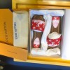 LV slippers Red&Blue