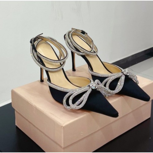 Mach & Mach black heels 10cm